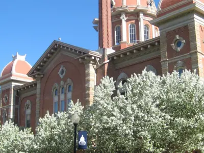 Hastings City Hall in the Spring
