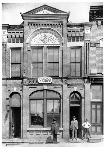Hastings Police Court 1930s